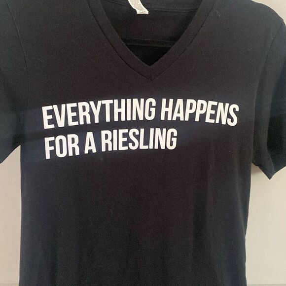 Bella + Canvas Everything happens for a Riesling V-neck - Picture 3 of 6